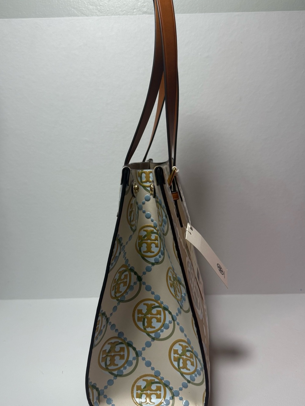 Tory Burch T monogram embossed Tote - Picture 3 of 6